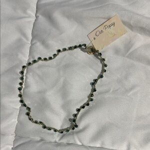 Popsy Green Beaded Necklace